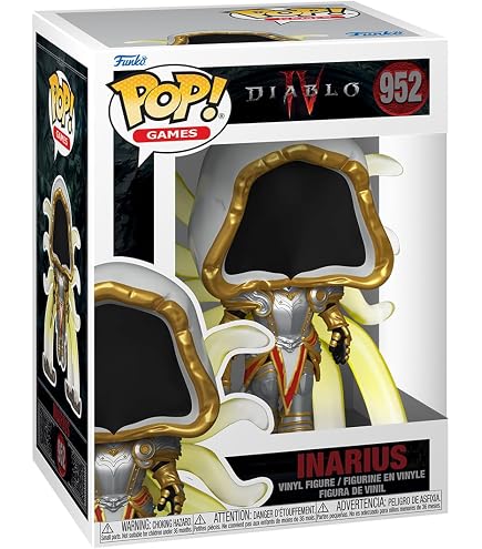 Amazon.com: Funko Pop! Games: Diablo #600 - Tyrael Exclusive Vinyl